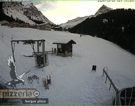 Gargellen: Blick auf den berg