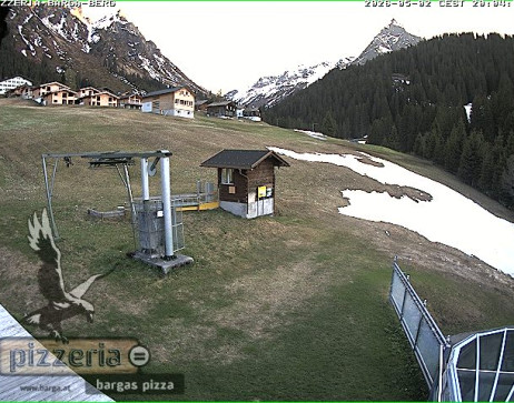 Gargellen: Blick auf den berg