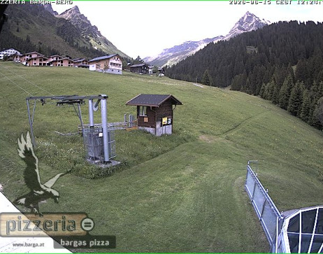 Gargellen: Blick auf den berg
