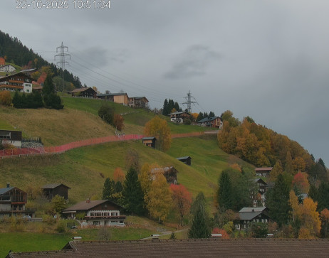 Gaschurn: Blick zur Talabfahrt