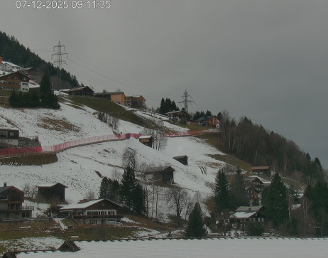 Gaschurn: Blick zur Talabfahrt