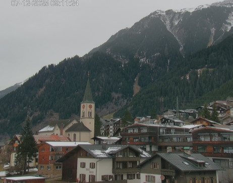 Gaschurn: Blick zum Ortskern