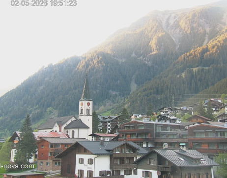 Gaschurn: Blick zum Ortskern