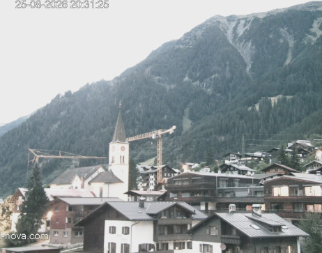 Gaschurn: Blick zum Ortskern