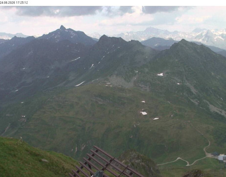 Silvretta Montafon: Blick auf Fredakopf